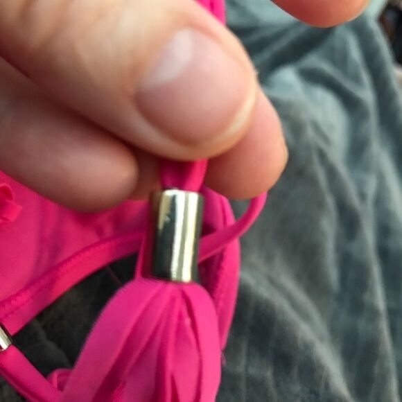 BP Nordstrom Bohemian Tassel Bikini Bottom Hot Pink S - Picture 6 of 11